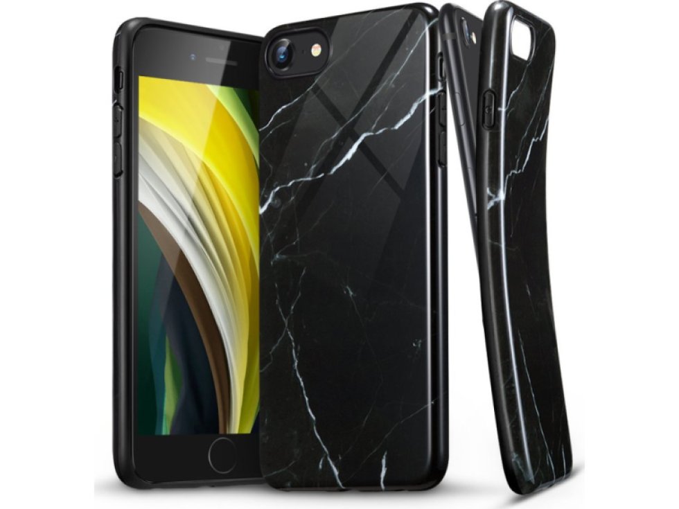 Ochranný kryt pro iPhone 7 / 8 / SE (2020/2022) - ESR, Marble Black 3C01194860101