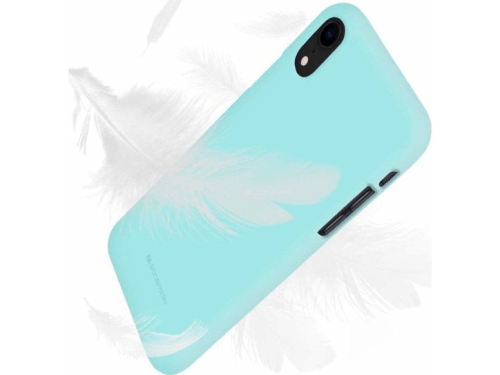 Ochranný kryt pro iPhone XR - Mercury, Soft Feeling Mint