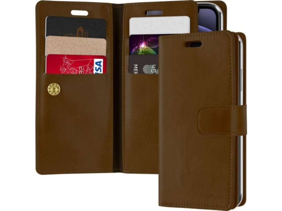 Knížkové pouzdro na iPhone 12 mini - Mercury, Mansoor Diary Brown