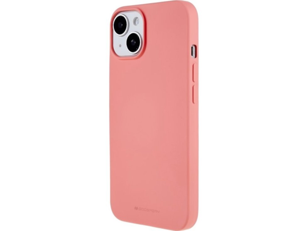 Ochranný kryt na iPhone 15 - Mercury, Soft Feeling Pink