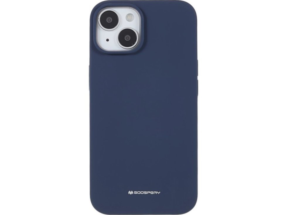 Ochranný kryt na iPhone 15 PLUS - Mercury, Silicone Navy