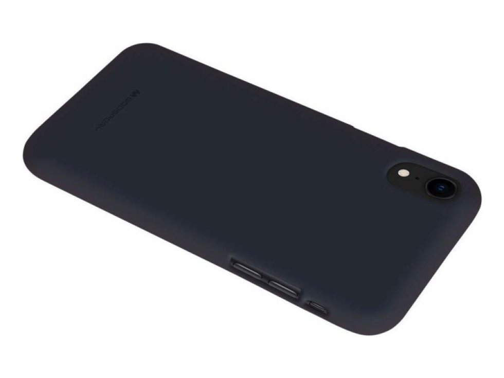 Ochranný kryt pro iPhone XR - Mercury, Soft Feeling Midnight Blue