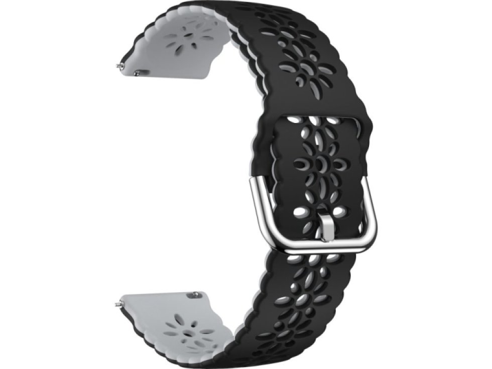 20mm řemínek dvojbarevný s perforováním a přezkovým zapínáním