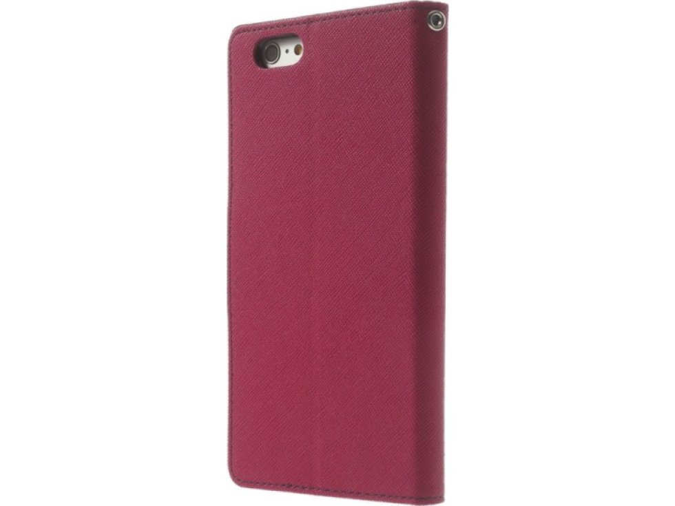Pouzdro / kryt pro Apple iPhone 6 Plus / 6S Plus - Mercury, Fancy Diary HOTPINK/NAVY