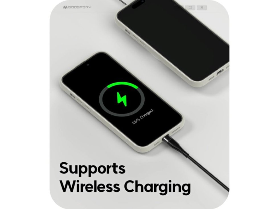 Ochranný kryt na iPhone 15 PLUS - Mercury, Jelly White