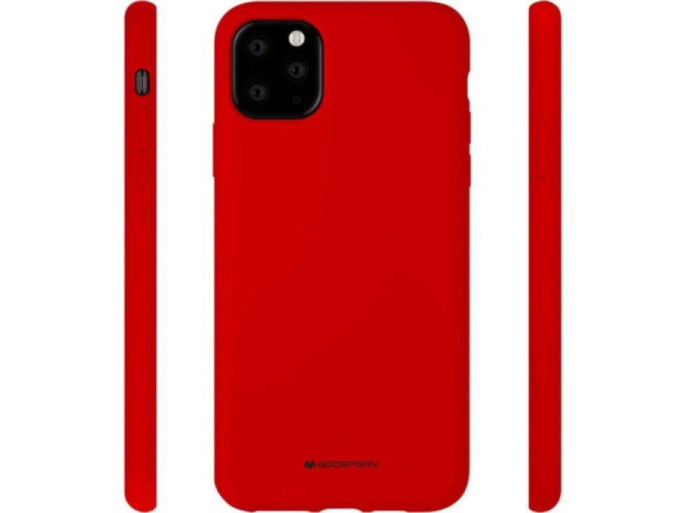 Ochranný kryt pro iPhone 11 Pro MAX - Mercury, Silicone Red