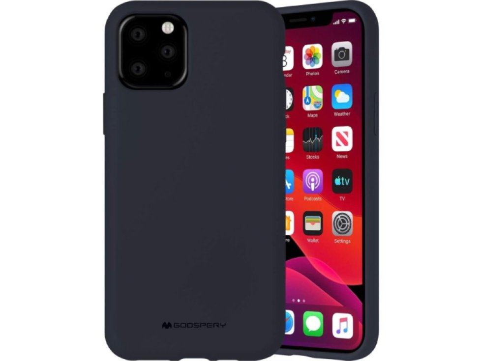 Ochranný kryt pro iPhone 11 Pro - Mercury, Silicone Navy