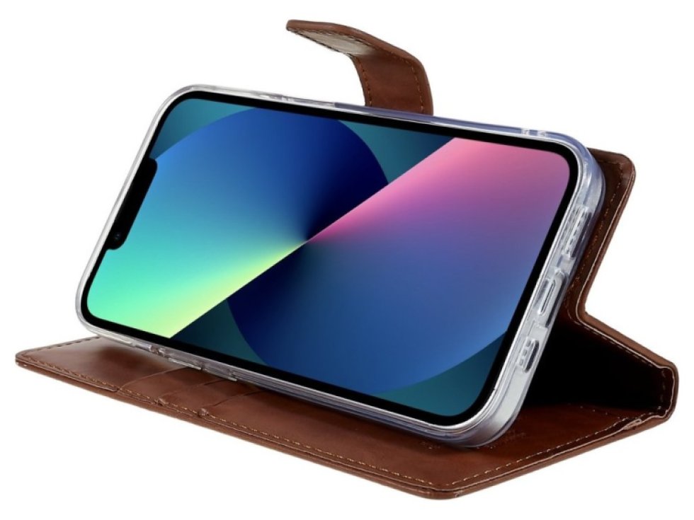 Ochranné pouzdro pro iPhone 14 PLUS - Mercury, Bluemoon Diary Brown