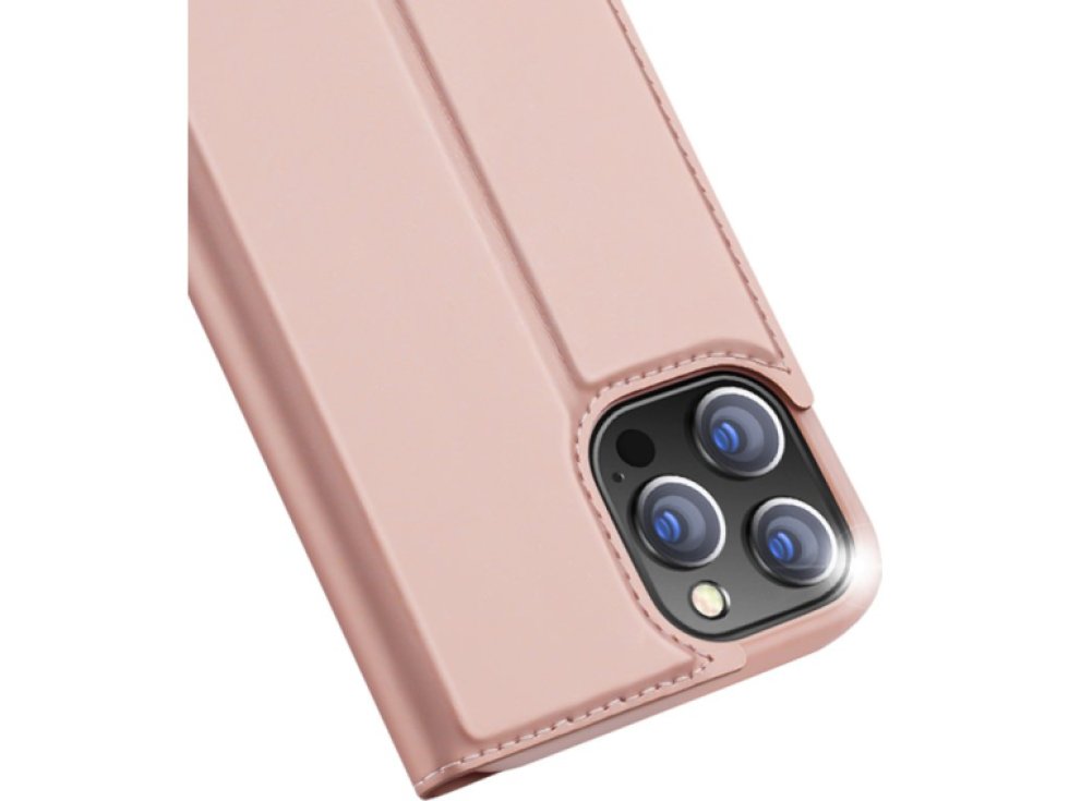Knížkové pouzdro pro iPhone 13 Pro MAX - DuxDucis, SkinPro Rose
