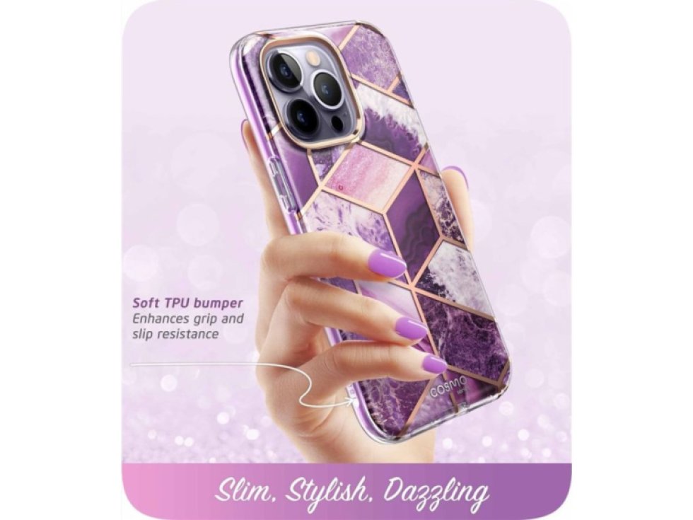 Ochranný kryt pro iPhone 14 Pro MAX - Supcase, Cosmo Purple