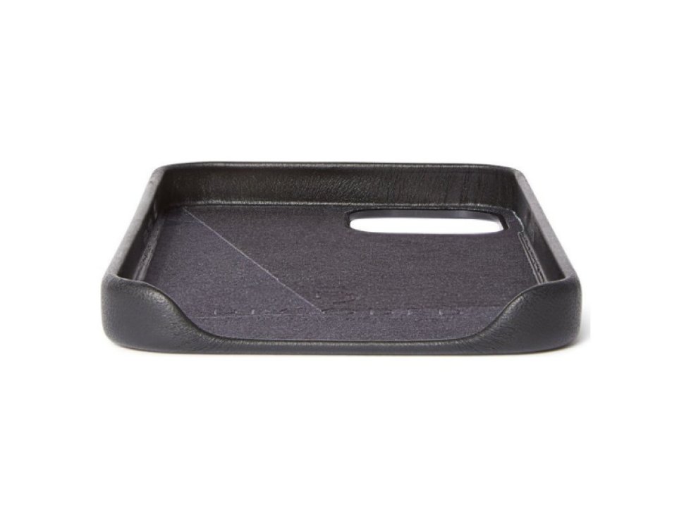 Kožený kryt na iPhone 12 Pro MAX - Decoded, BackCover Black