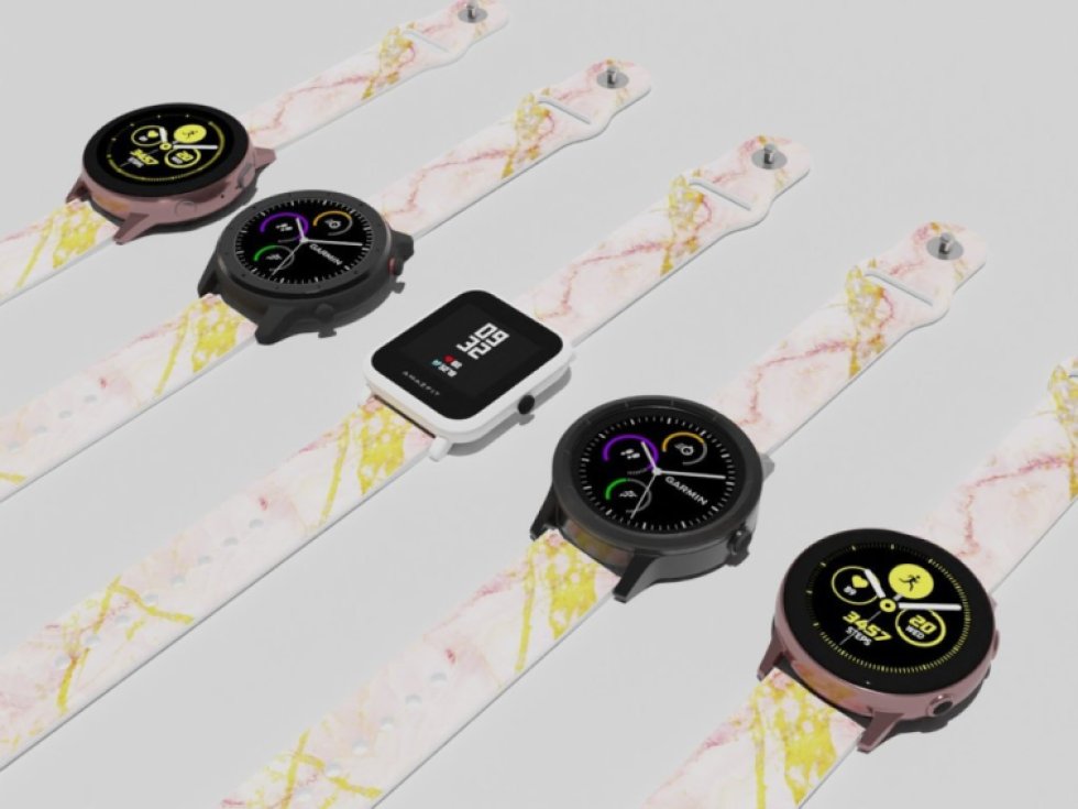 RŮŽOVO-ZLATÝ MRAMOR řemínek 20 mm