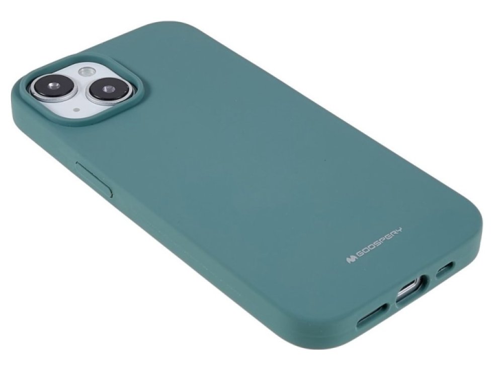 Ochranný kryt pro iPhone 14 PLUS - Mercury, Silicone Green