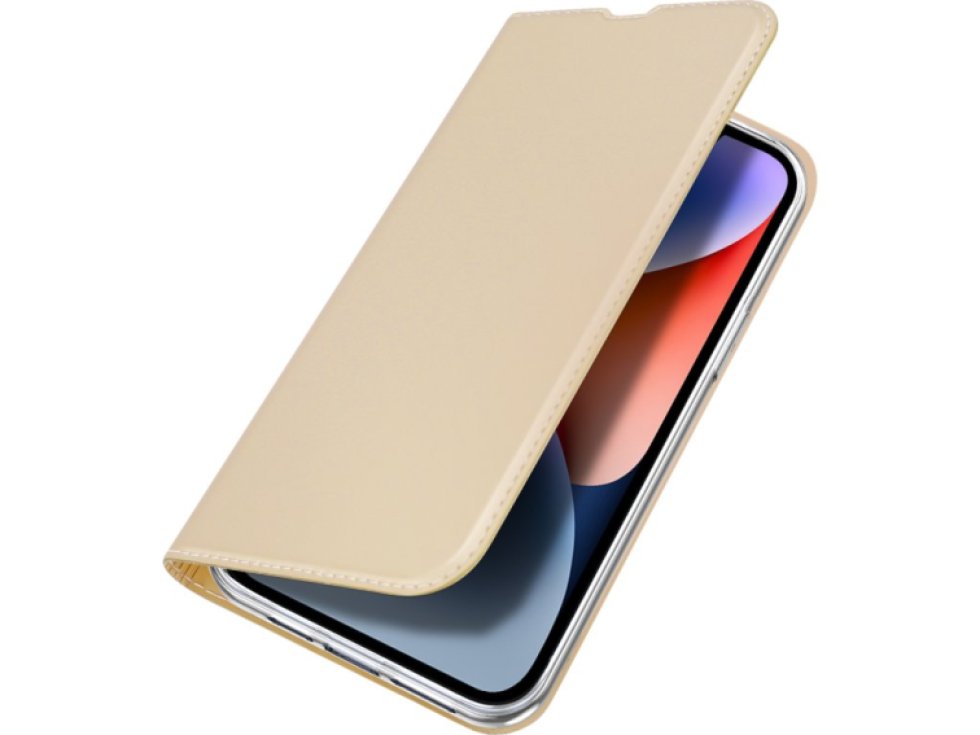 Knížkové pouzdro pro iPhone 14 PLUS - DuxDucis, SkinPro Gold
