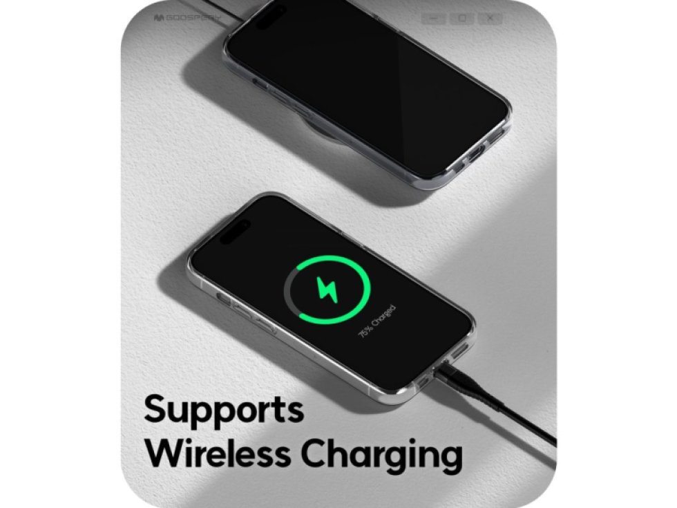 Ochranný kryt na iPhone 15 Pro - Mercury, Jelly Transparent