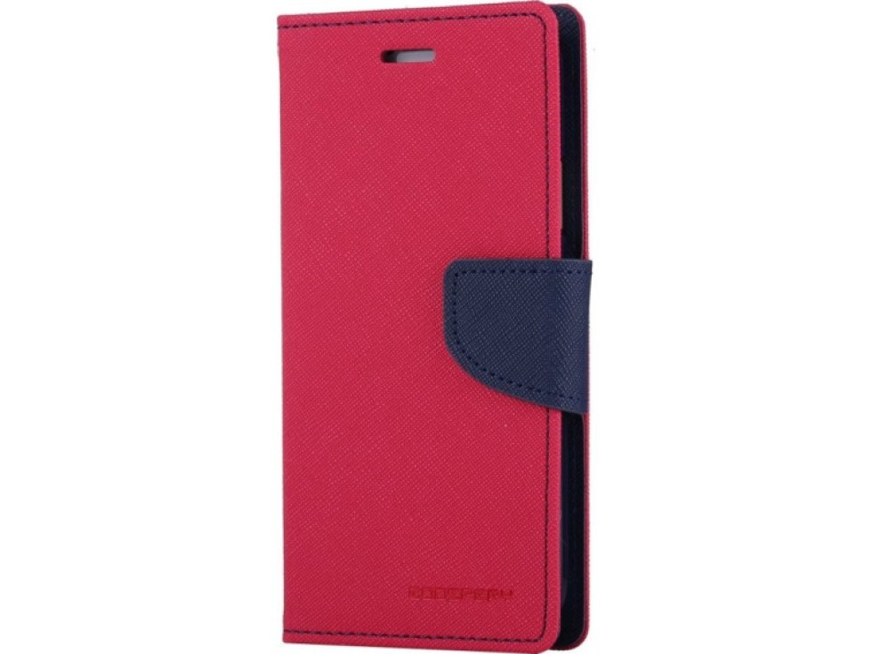 Pouzdro / kryt pro iPhone XS / X - Mercury, Fancy Diary HOTPINK/NAVY