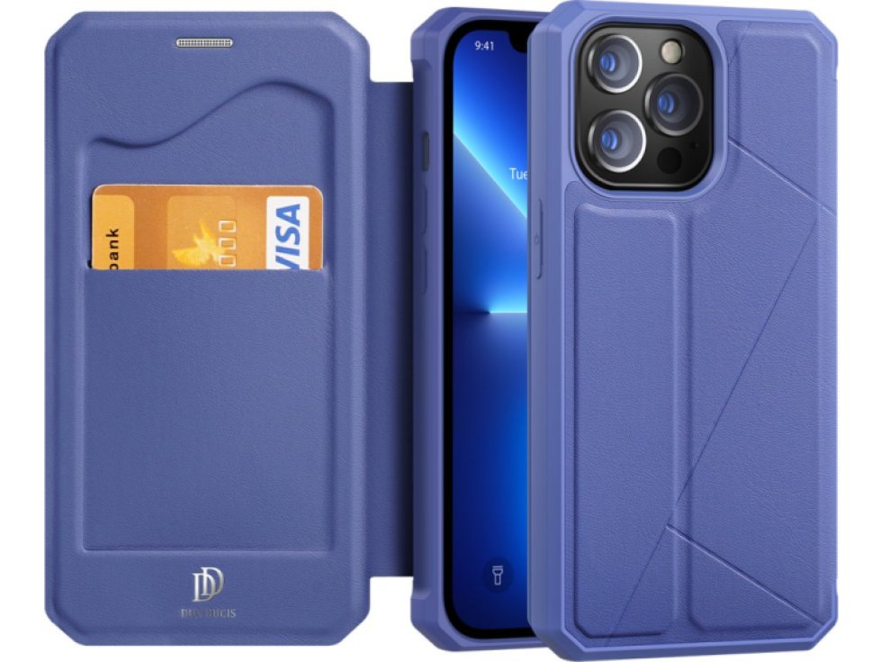 Knížkové pouzdro pro iPhone 13 Pro MAX - DuxDucis, SkinX Blue