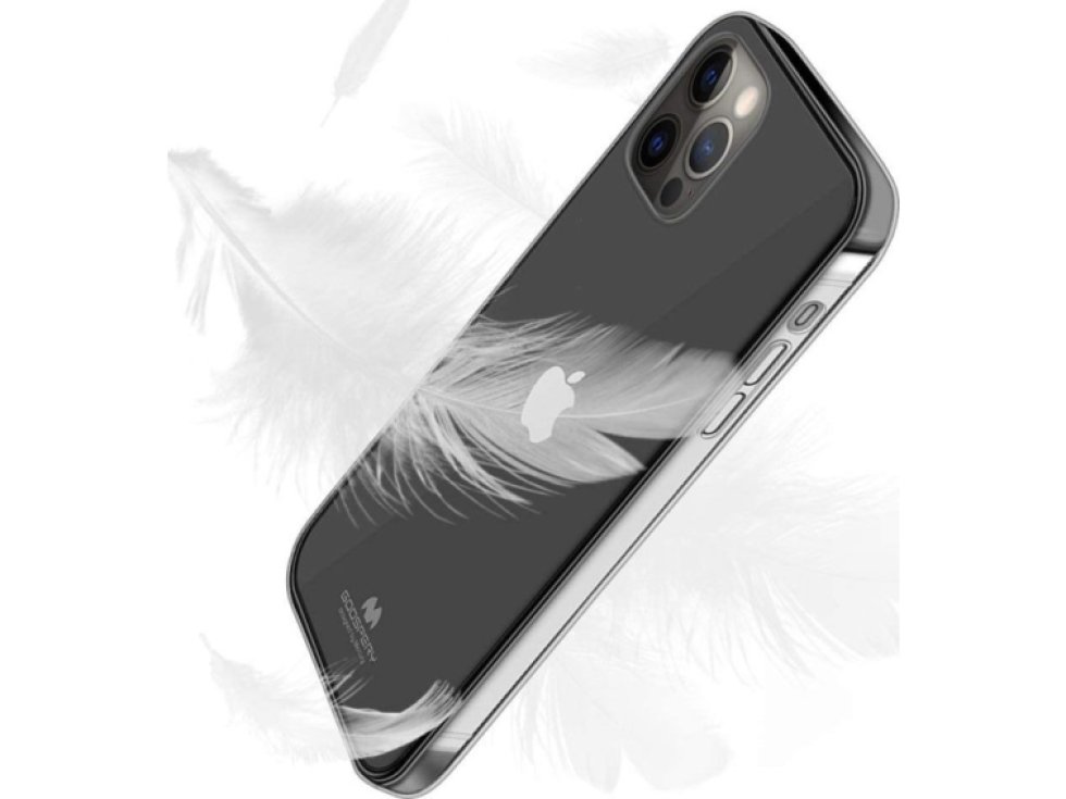 Ochranný kryt pro iPhone 12 Pro MAX - Mercury, Jelly Transparent