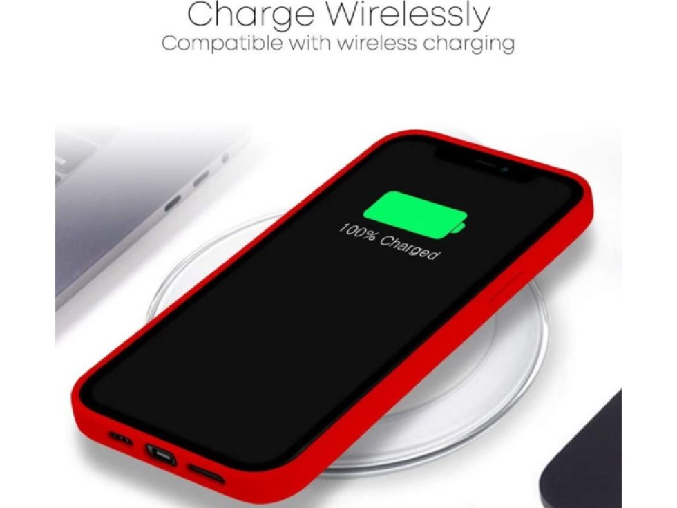 Ochranný kryt pro iPhone 12 Pro MAX - Mercury, Silicone Red