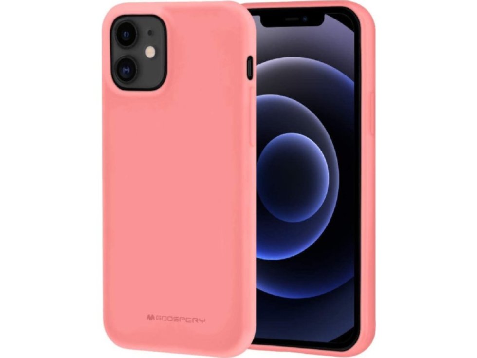 Ochranný kryt pro iPhone 12 / 12 Pro - Mercury, Soft Feeling Pink