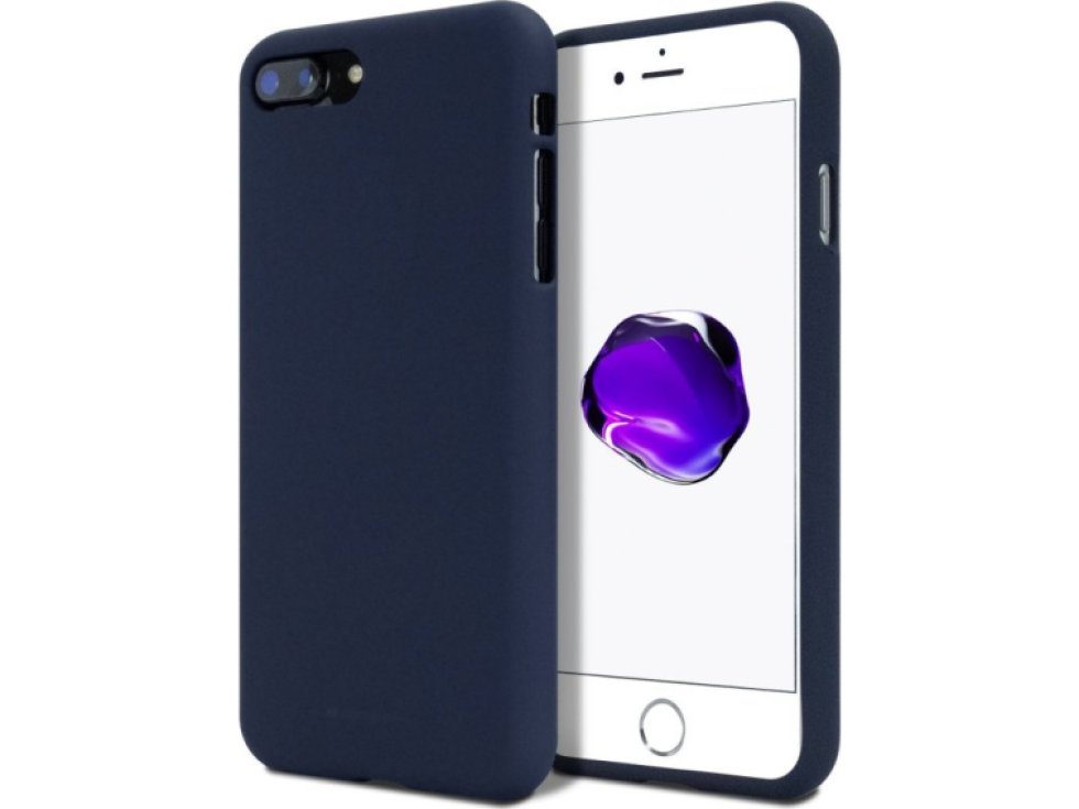 Ochranný kryt pro Apple iPhone 5 / 5S / SE - Mercury, Soft Feeling Midnight Blue