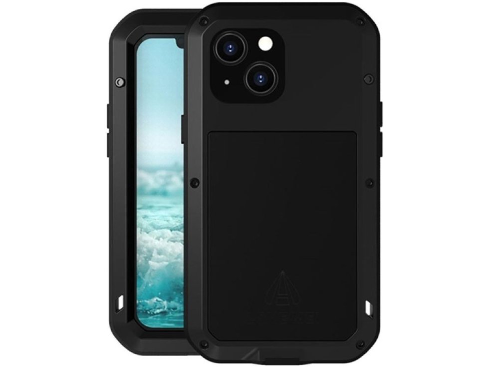 Ochranný kryt pro iPhone 13 mini - LOVE MEI, Powerful Black