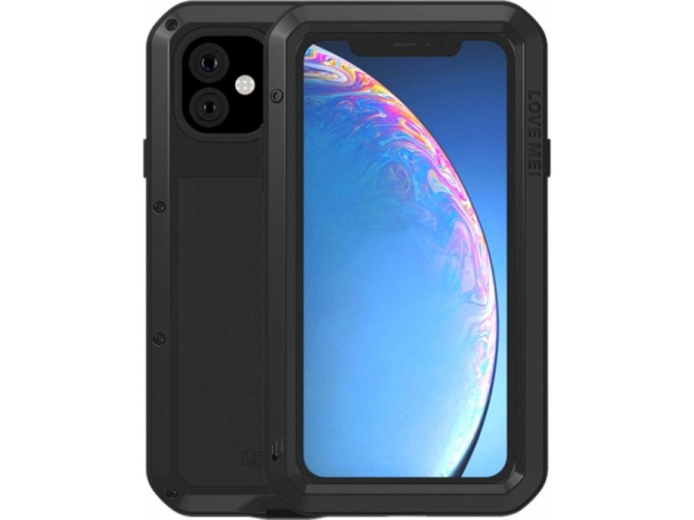 Ochranný kryt na iPhone 11 Pro MAX - LOVE MEI, Powerful Black