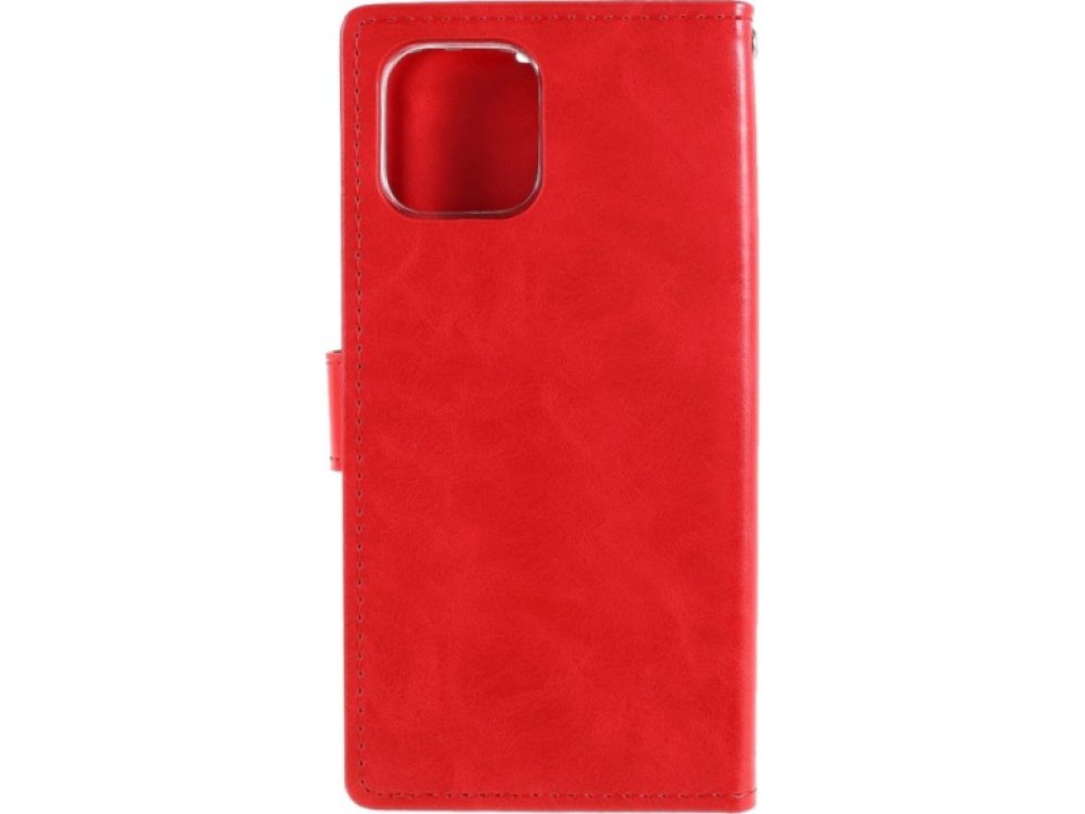 Knížkové pouzdro na iPhone 12 / 12 Pro - Mercury, Bluemoon Diary Red