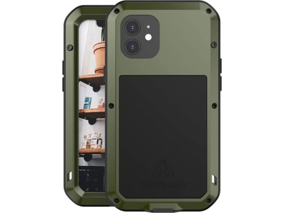 Ochranný kryt pro iPhone 12 - LOVE MEI, Powerful Green