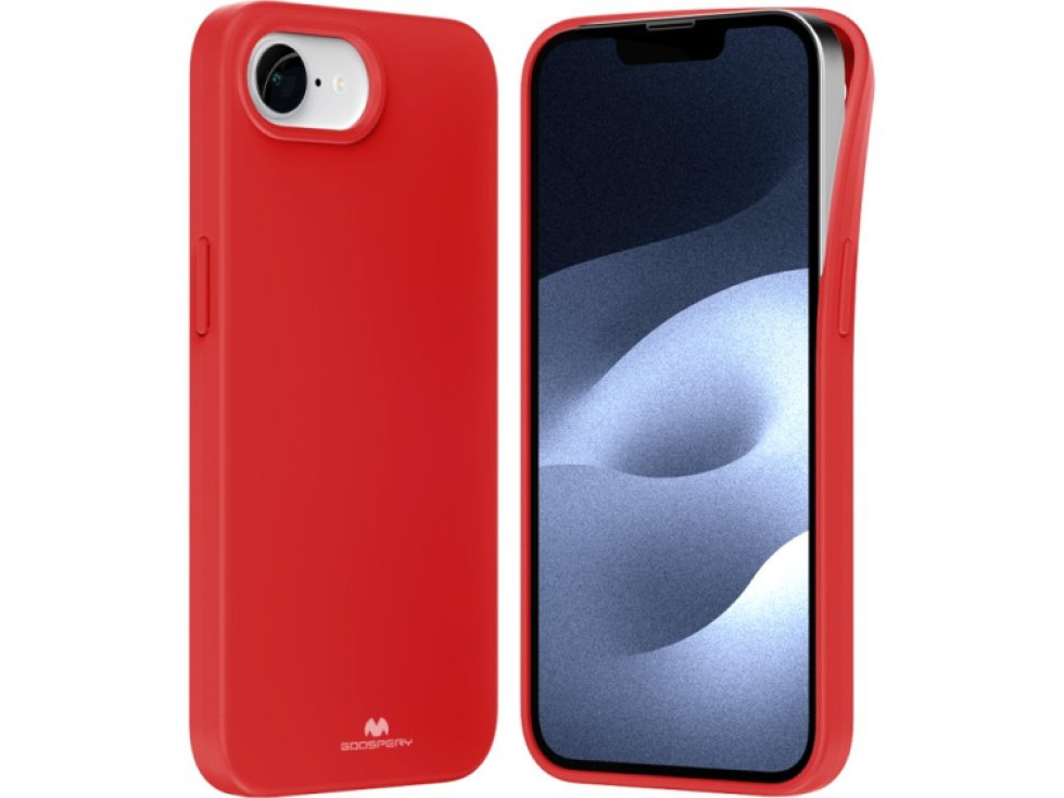 Ochranný kryt na iPhone 16e - Mercury, Soft Feeling Red