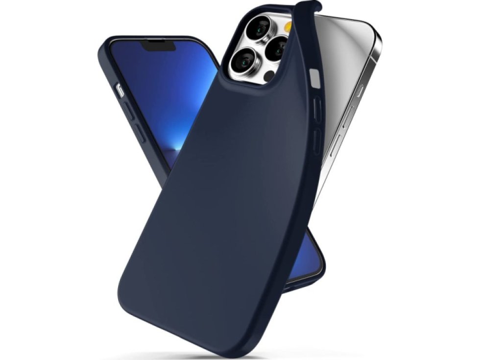 Ochranný kryt pro iPhone 13 Pro MAX - Mercury, Soft Feeling Midnight Blue