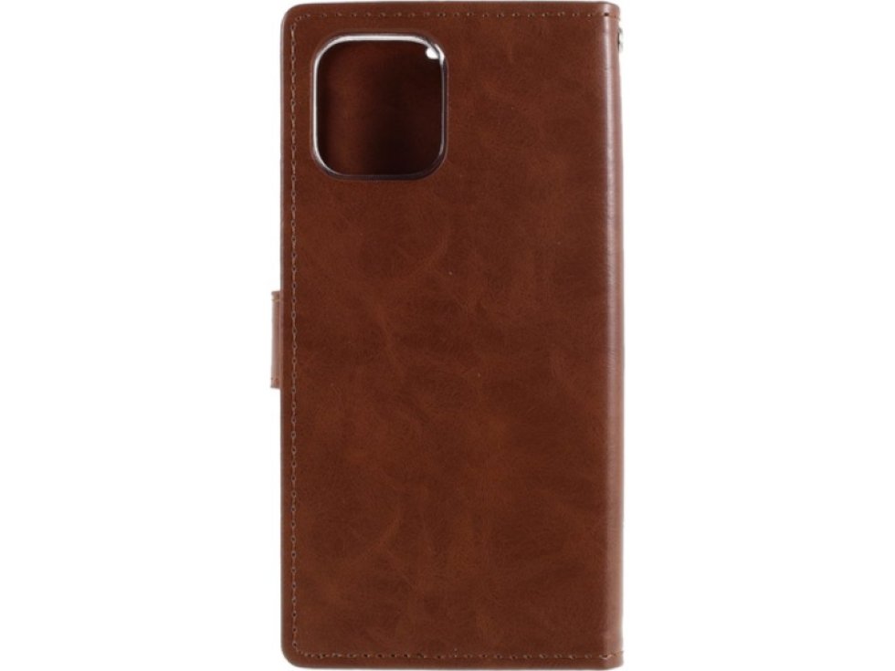 Knížkové pouzdro na iPhone 12 Pro MAX - Mercury, Bluemoon Diary Brown