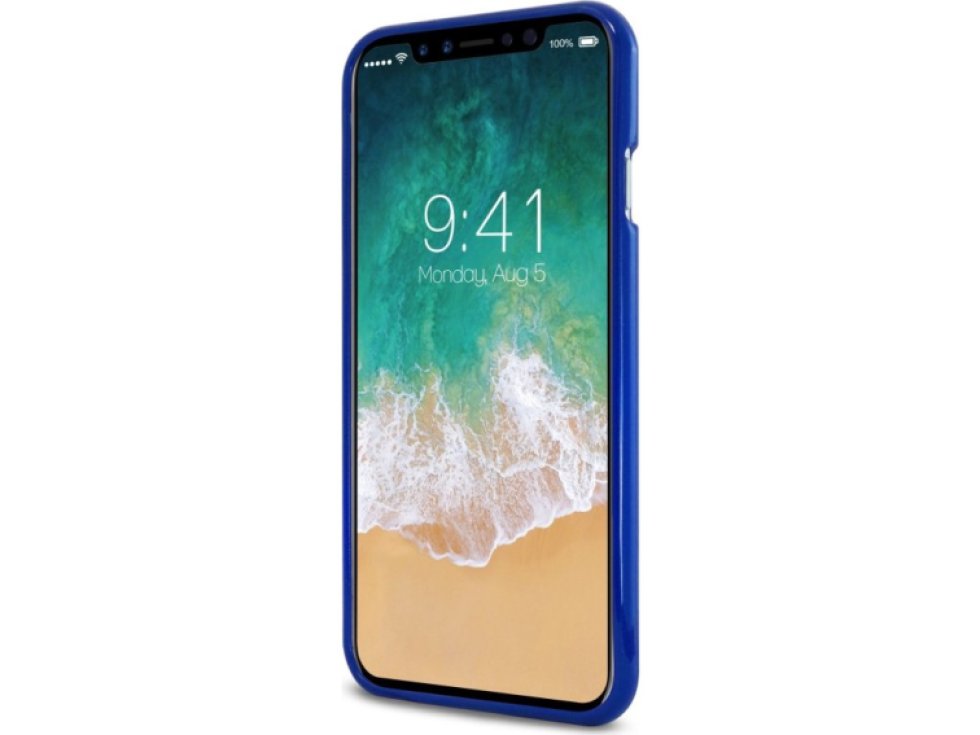 Ochranný kryt pro iPhone XS / X - Mercury, Jelly Case Blue