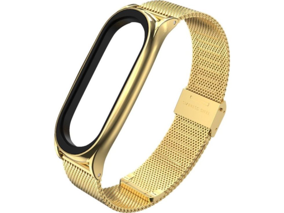 Milaneseband pro Xiaomi Mi Band 5 / 6 zlatá