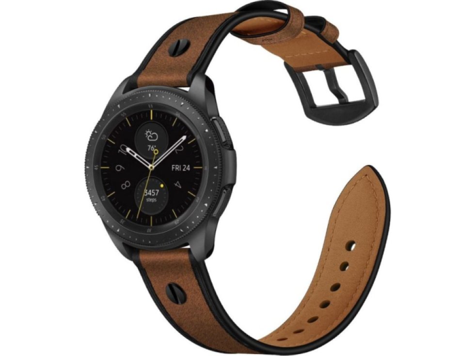 Řemínek pro Samsung Galaxy Watch 45mm - Tech-Protect, Screwband Brown