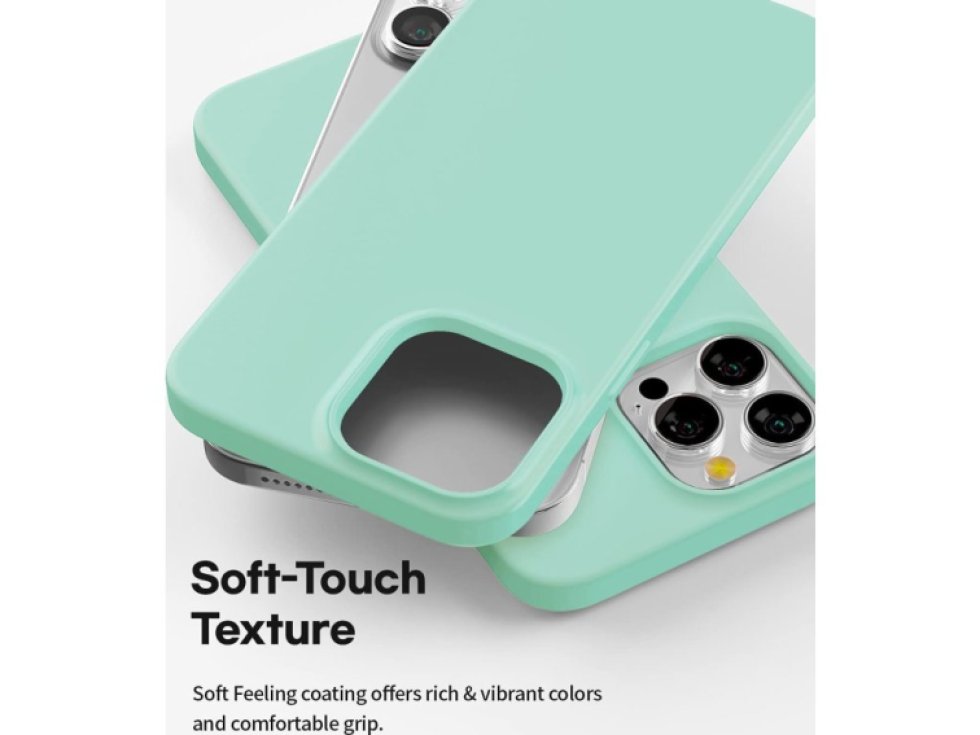 Ochranný kryt pro iPhone 13 Pro MAX - Mercury, Soft Feeling Mint