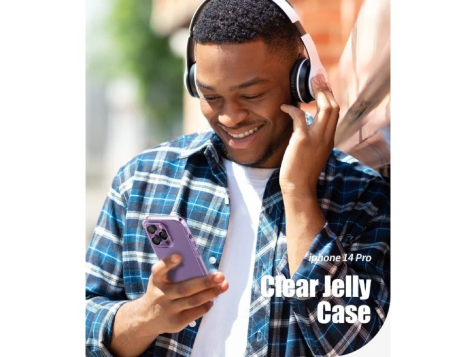 Ochranný kryt pro iPhone 14 Pro - Mercury, Jelly Transparent