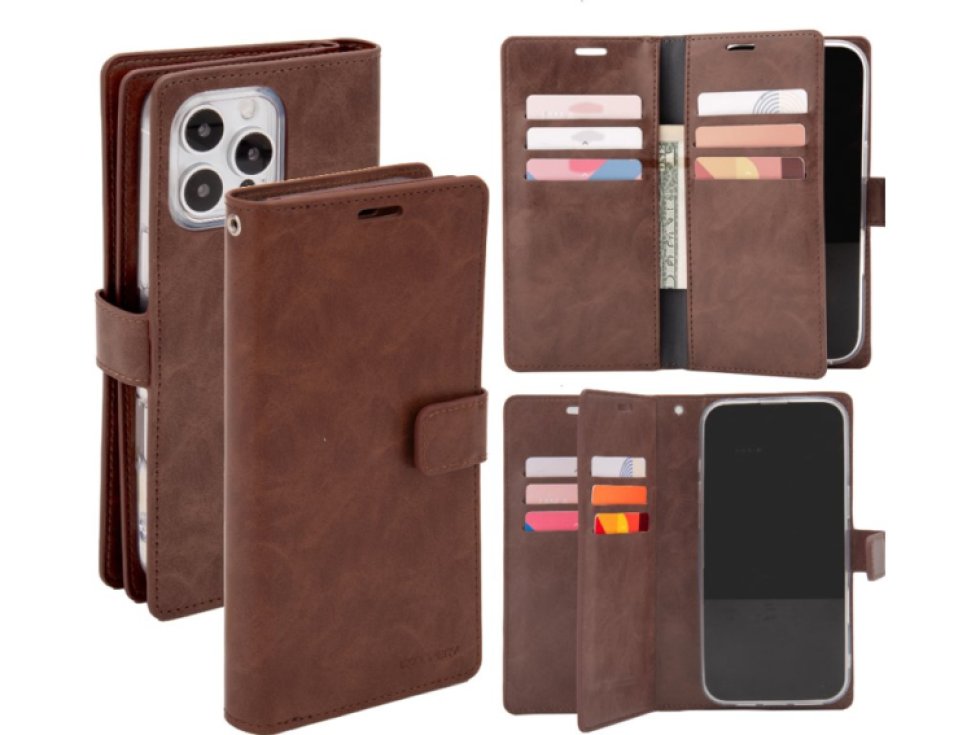 Ochranné pouzdro na iPhone 16 Pro MAX - Mercury, Mansoor Diary Brown