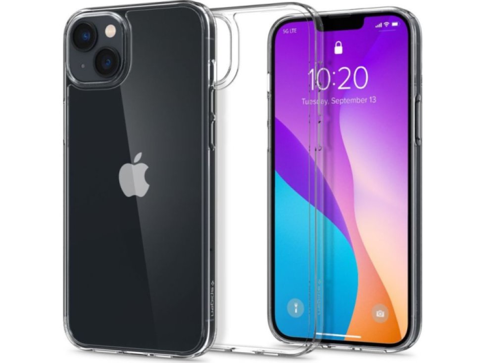Ochranný kryt pro iPhone 14 - Spigen, Air Skin Hybrid Crystal Clear