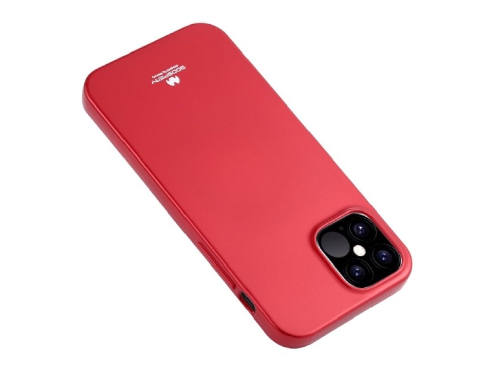 Ochranný kryt pro iPhone 12 Pro MAX - Mercury, Jelly Red