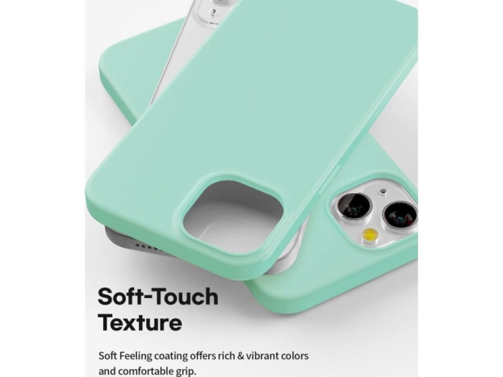 Ochranný kryt pro iPhone 13 - Mercury, Soft Feeling Mint
