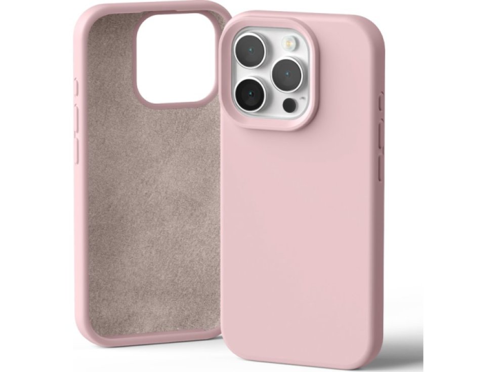 Ochranný kryt na iPhone 16 Pro - Mercury, Silicone Pink Sand