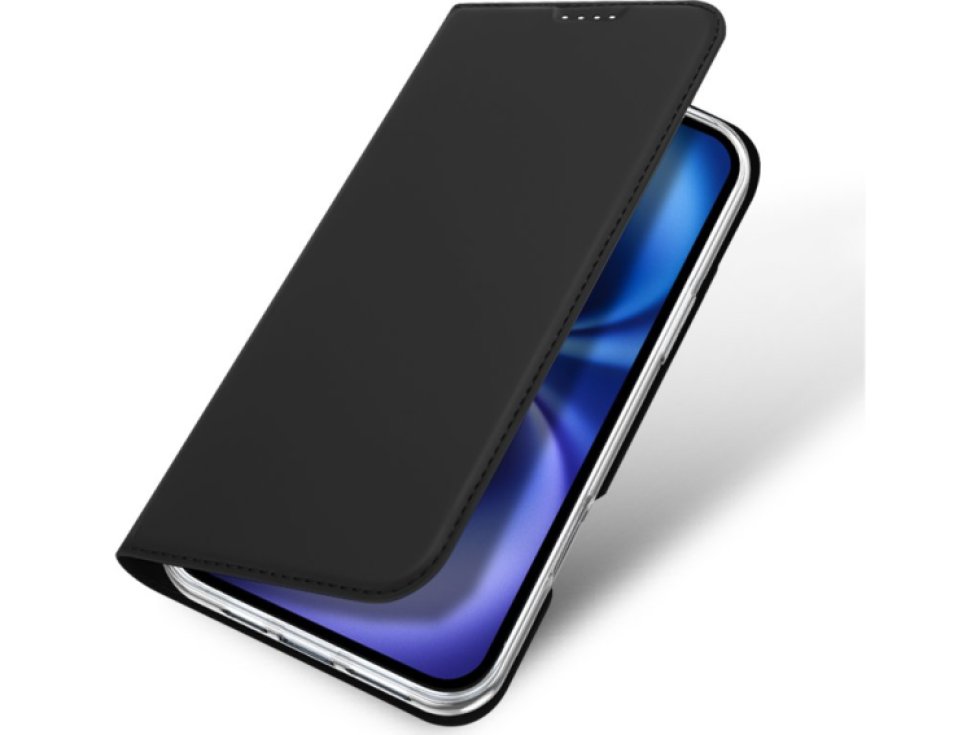 Knížkové pouzdro na iPhone 16 PLUS - DuxDucis, SkinPro Black