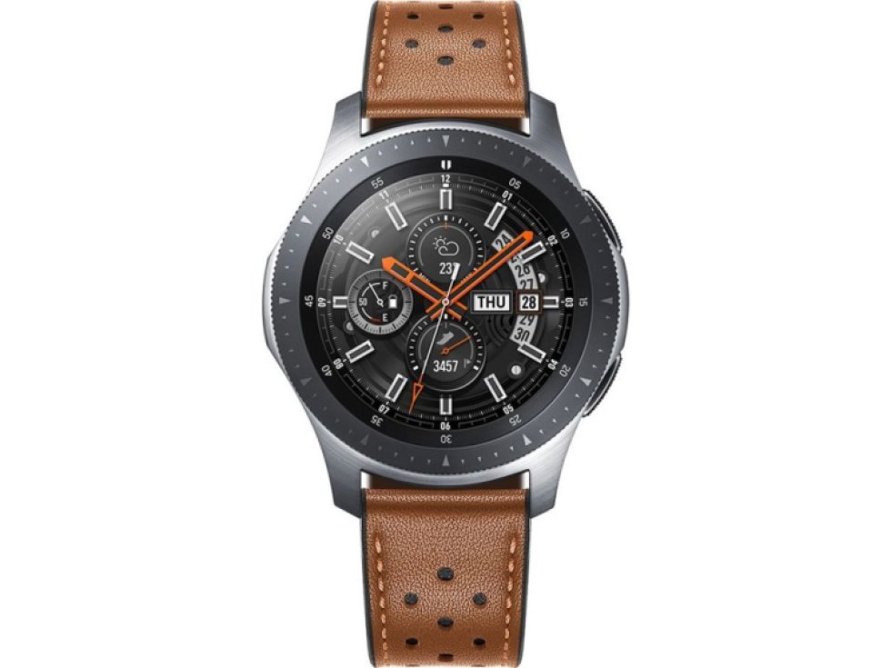 Řemínek pro Samsung Galaxy Watch 46mm - Tech-Protect, Leather Brown 99123277
