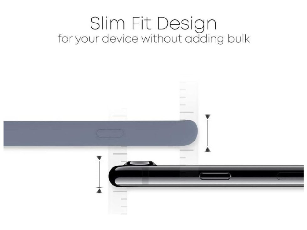 Ochranný kryt pro iPhone 7 / 8 / SE (2020/2022) - Mercury, Silicone Lavender Gray