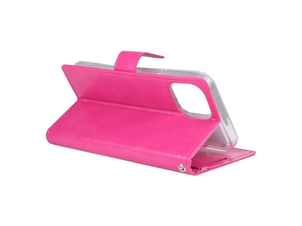 Ochranné pouzdro na iPhone 15 - Mercury, Bluemoon Diary HotPink