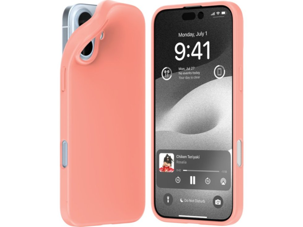 Ochranný kryt na iPhone 16 PLUS - Mercury, Soft Feeling Pink