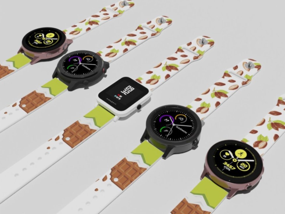 KAKAOVÉ BOBY řemínek 22 mm