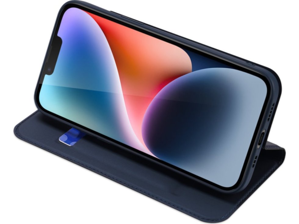 Knížkové pouzdro pro iPhone 14 - DuxDucis, SkinPro Blue