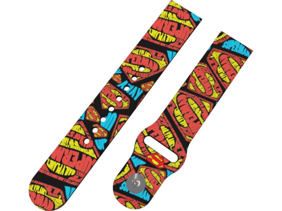 SUPERMAN - NÁPISY řemínek 20 mm